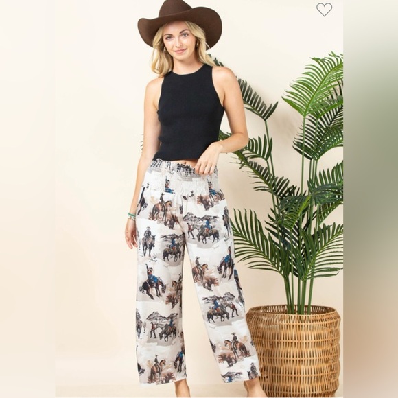 Wild West Smocked Pants - Picture 2 of 8